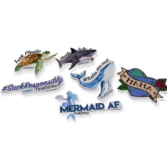NWT FinalStraw Sticker Bundle (6) - Picture 1 of 4